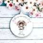 Personalised Cute Child Bunny Hearts Decoration C, thumbnail 1 of 2