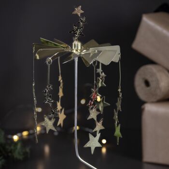 Shooting Star Candle Spinner Tealight Decoration, 3 of 4