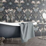 Deco Swan Wallpaper, thumbnail 1 of 2