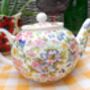 Two Cup Teapot In Mille Flleure Design, thumbnail 12 of 12