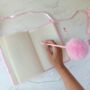 Gift Box For Girls – Fluffy Notebook And Self Care Treats – Pink Edition, thumbnail 3 of 9