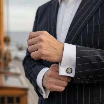 Personalised Porthole Sailing Cufflinks, 8 of 9