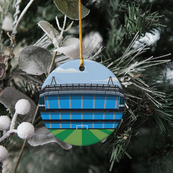 Any Football Stadium Illustrated Christmas Decoration, 6 of 10