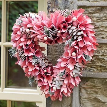 Personalised Rose Quartz Heart Wreath, 3 of 6
