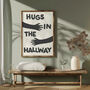 Hugs In The Hallway Print | Entryway Poster, thumbnail 1 of 3