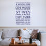 Personalised Wall Sticker 'My Favourite Things', thumbnail 1 of 4