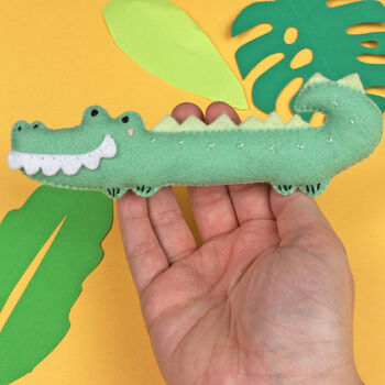 Chester The Crocodile Felt Sewing Kit, 4 of 11