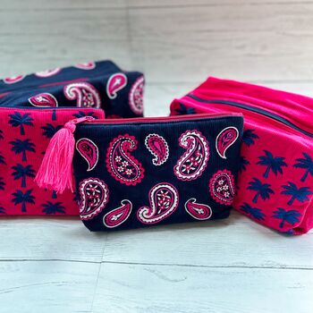 Cord Paisley Wash Bag, 2 of 3