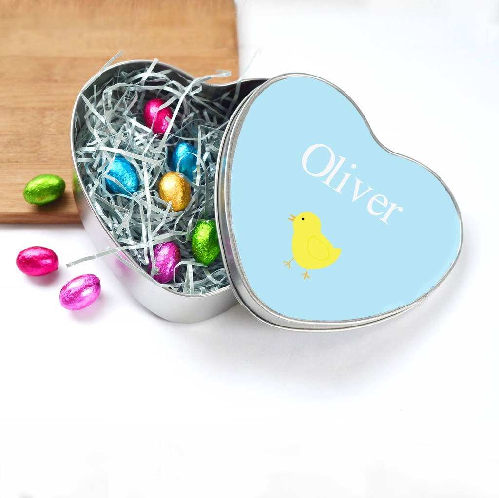 Personalised Easter Chick Chocolates By Sarah Joy Frost