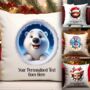 Personalised Christmas Animal Breakout Gift Cushion, thumbnail 1 of 8