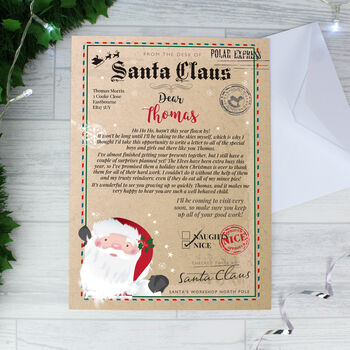 Personalised Santa Claus Letter, 2 of 8