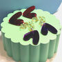 Tumbling Heart Love Heart Acrylic Earrings, thumbnail 2 of 4