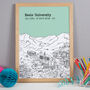 Personalised Keele University Graduation Gift Print, thumbnail 8 of 10