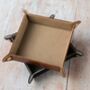 Brown Leatherette Valet Storage Tidy Tray, thumbnail 2 of 4