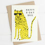 Leopard Brother Birthday Card, thumbnail 1 of 3