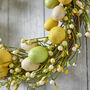 Spring Yellow And Green Easter Eggs Wreath, thumbnail 4 of 5