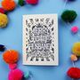 Papercut Husband Christmas Card, thumbnail 6 of 6