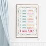 Personalised Affirmations Art Print, thumbnail 2 of 12