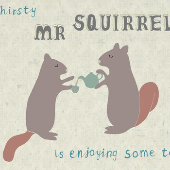 Squirrel Character Children's Birthday Card, 2 of 2
