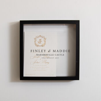 Personalised Wedding Keepsake Memory Box Frame, 4 of 11