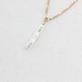 Gold Filled Ivory Stick Pearl Necklace, thumbnail 5 of 8