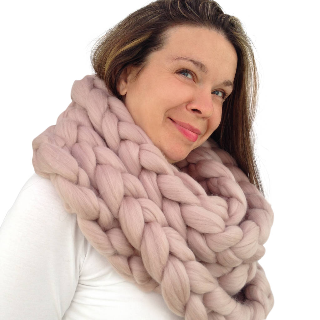 Flora Scarf Knitting Kit By Wool Couture | notonthehighstreet.com