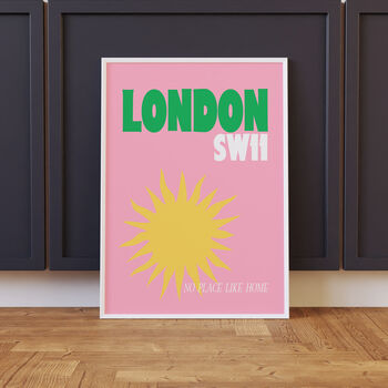 Personalised City And Location Travel Inspired Print, 5 of 12