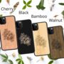 Floral Bee Wooden Phone Case iPhone Samsung Google, thumbnail 7 of 7