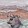 'Hippopotamus' Print, thumbnail 3 of 3