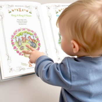 Personalised Christening Gift Book Of Nursery Rhymes, 11 of 12