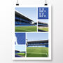 Everton Fc Views Of Goodison Park Poster, thumbnail 2 of 7