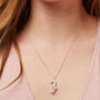 Seahorse Swarovski Crystal Necklace 18ct Gold Plated Or Eco 925 Silver, thumbnail 4 of 6