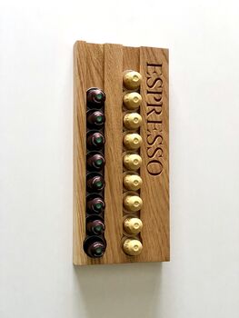 Wooden Coffee Pod Wall Rack, 2 of 9