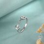 Sterling Silver Snaffle Bit Ring, thumbnail 2 of 11