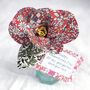 Liberty Fabric Rose Valentines Gift, thumbnail 2 of 6