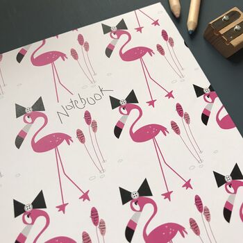 Flamingo A5 Notebook Or Notebook Set, 4 of 12