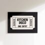 Kitchen Disco Print Kitchen Wall Art, thumbnail 2 of 8