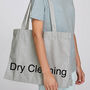 Simple Text Bag To Carry Dry Cleaning, thumbnail 1 of 3