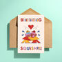 Big Squish Hug Greeting Card, thumbnail 3 of 3