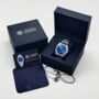 Silver And Navy Stainless Steel Wrist Watch, thumbnail 7 of 9