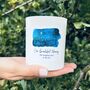 Brightest Star In The Sky Personalised Memorial Candle, thumbnail 1 of 7