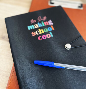 Making School Cool Personalised Teacher Notebook, 4 of 7