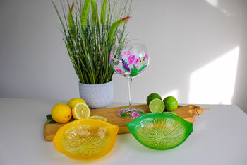 Glass Bowl Lemon Design, 2 of 4