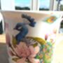 Set Of Six China Palace Mugs In Peacock Design, thumbnail 7 of 10