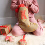 Personalised Spotty Christmas Stocking, thumbnail 10 of 10