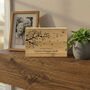 Personalised Bamboo Urn For Cremation Ashes Branch Of Love Design, thumbnail 3 of 12