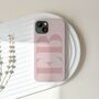 Personalised Pink Initials Phone Case, thumbnail 1 of 7