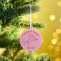 Personalised Birth Flower Christmas Bauble, thumbnail 5 of 6