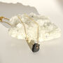 Black Tourmaline Raw Crystal Chunk Necklace, thumbnail 3 of 5