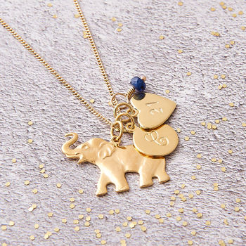 Elephant Lucky Charm Necklace, 2 of 5